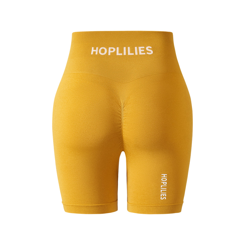 
                      
                        CRUNCH SEAMLESS SHORTS 4.5" - Nugget Gold
                      
                    